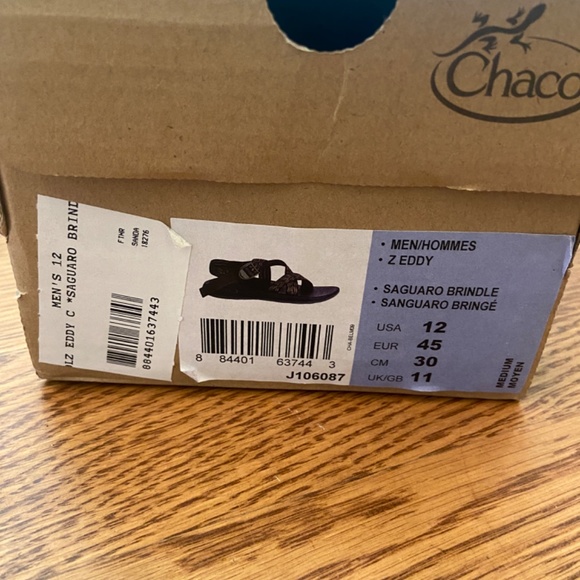 Chaco Black and Brown Sandals